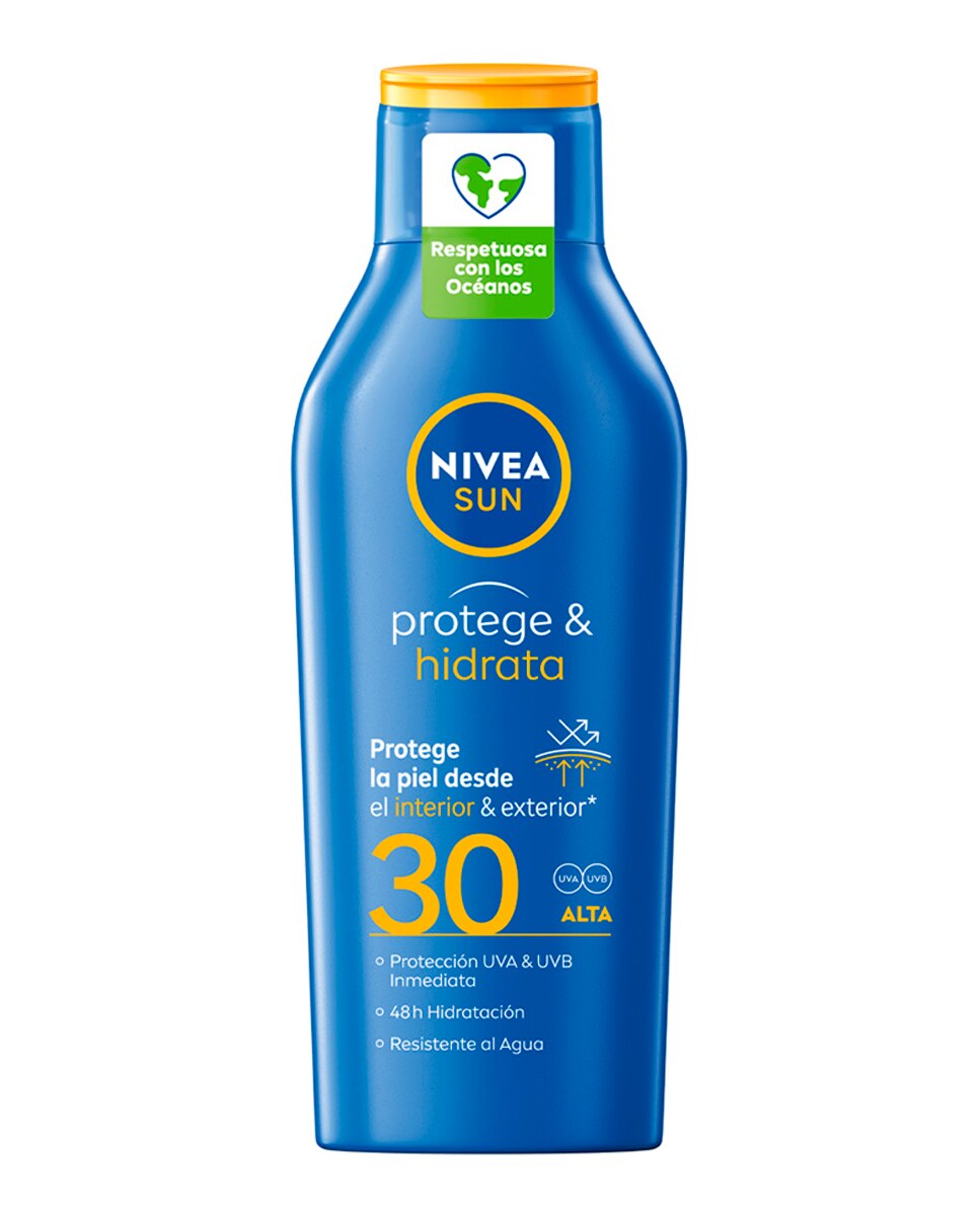 Leche Solar Hidratante FP 30 Protege & Hidrata 400 ml Nivea - 400 ml 1