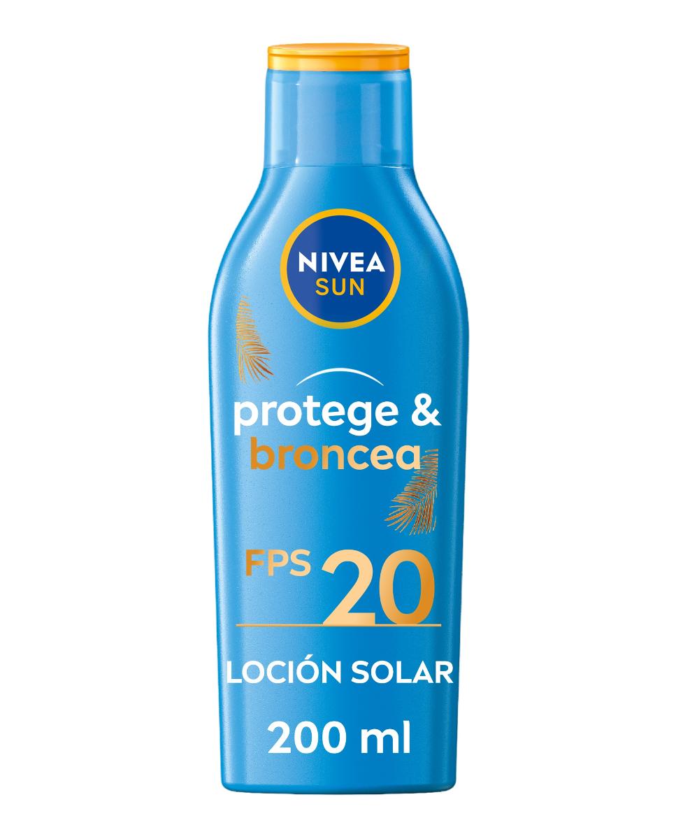 Loción Solar FP20 Protege & Broncea 200 ml Nivea - 200 ml 1