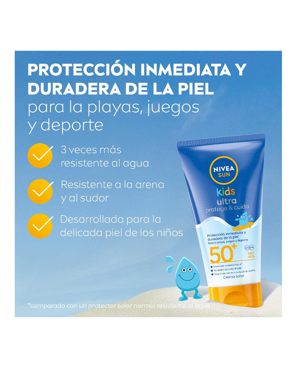 Loción Solar FP50+ Kids Ultra Protege & Cuida 150 ml Nivea - 150 ml 2