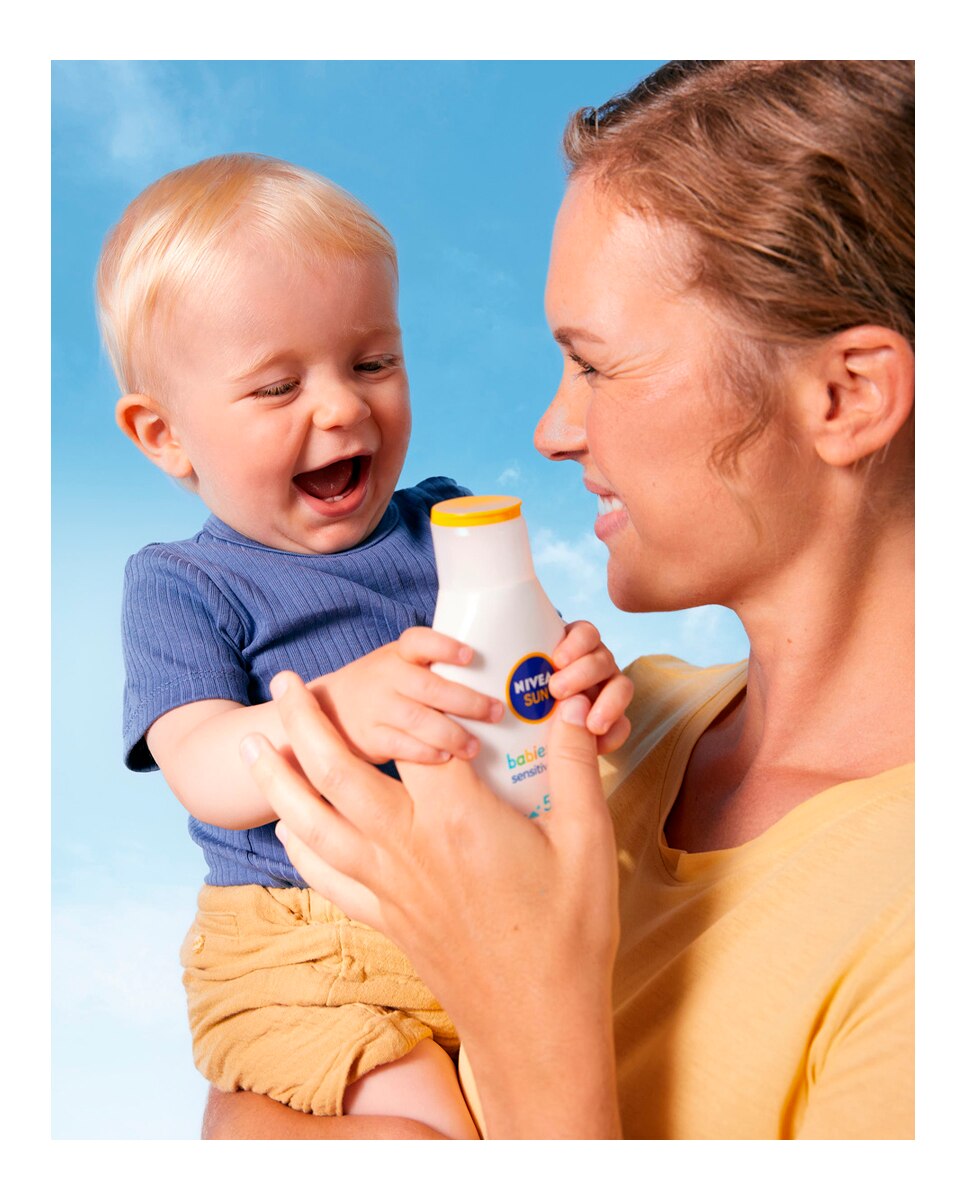 Leche Solar Niños FP 50+ Sensitive Protege & Juega Piel sensible 200 ml Nivea - 200 ml 5