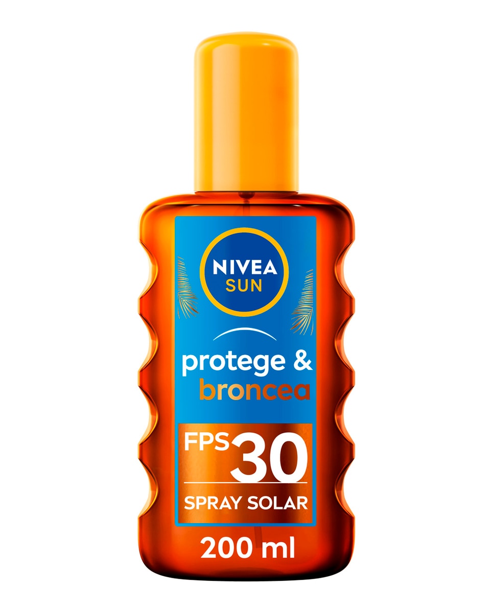 Aceite Solar Activador del Bronceado FP 30 Protege & Broncea 200 ml Nivea - 200 ml 1