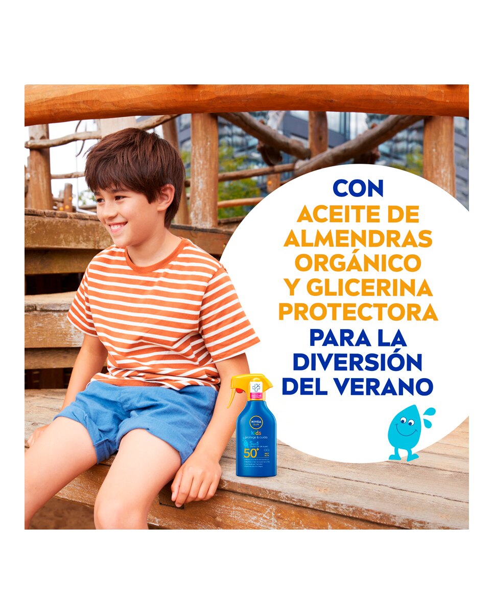 Spray Solar FP50 Niños Protege & Cuida 270 ml Nivea - 270 ml 5