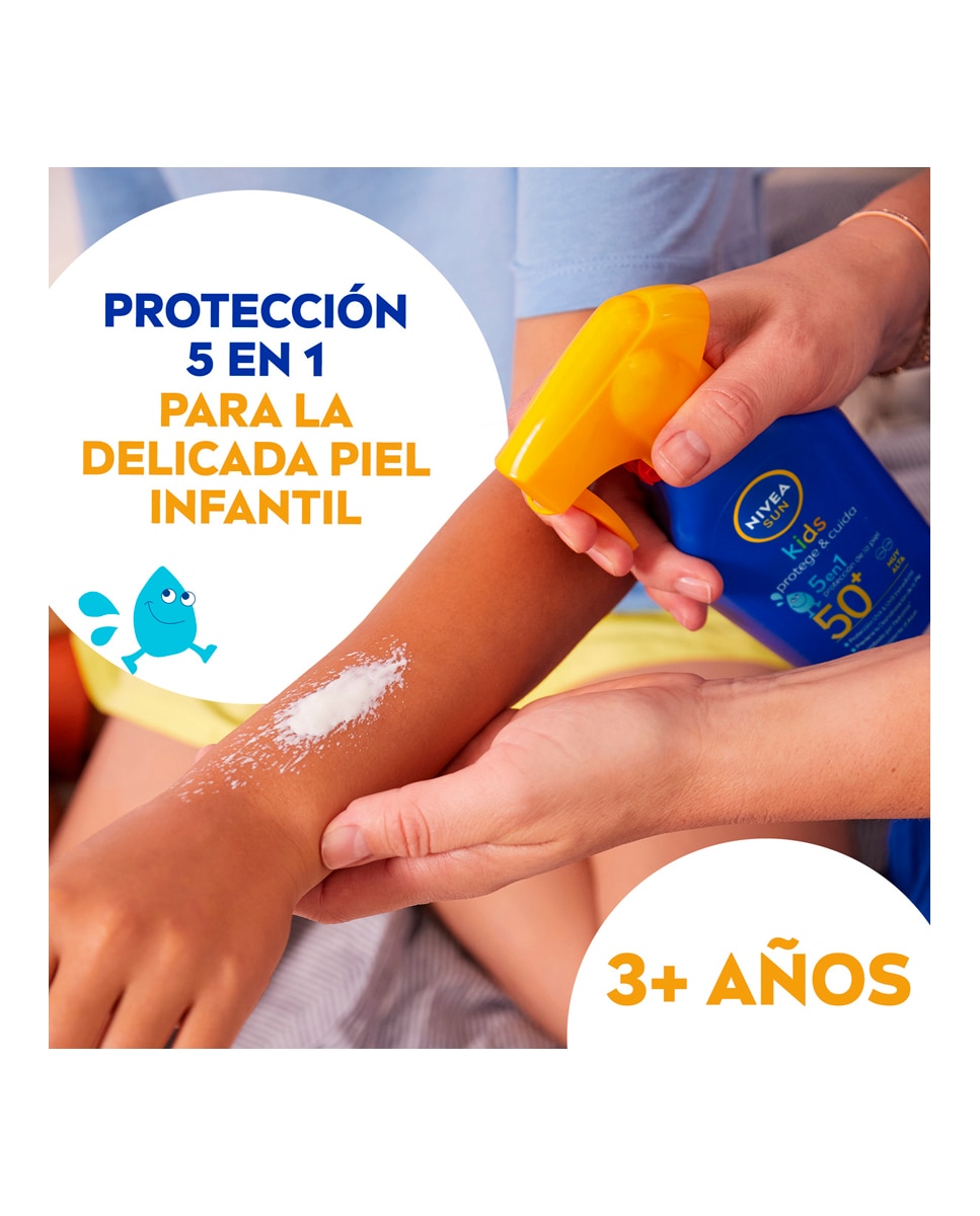 Spray Solar FP50 Niños Protege & Cuida 270 ml Nivea - 270 ml 6