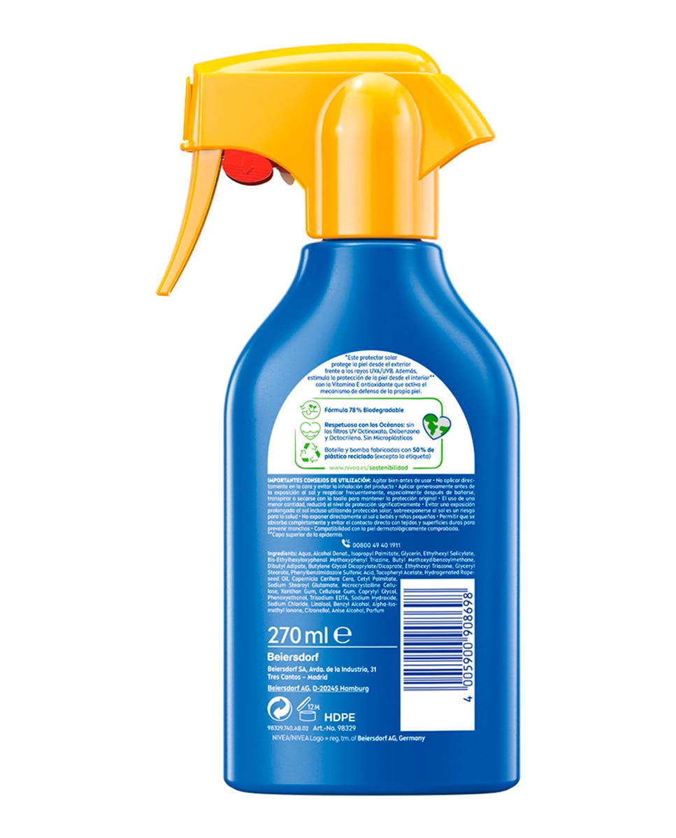 Spray Solar FP30 Protege & Hidrata 270 ml Nivea - 270 ml 2