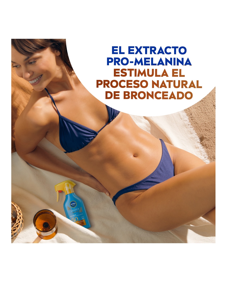 Spray Solar FP50 Protege & Broncea 270 ml Nivea - 270 ml 5