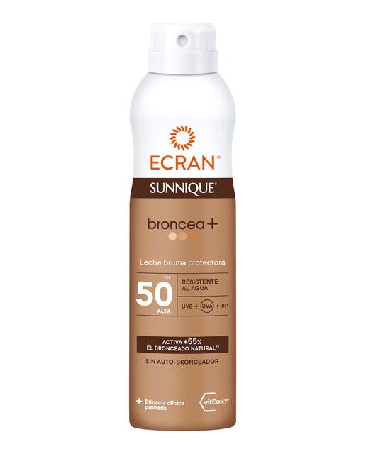 Imagen 0 de Leche Bruma Protectora Fps 50 Sunnique Broncea+ 250 ml Ecran