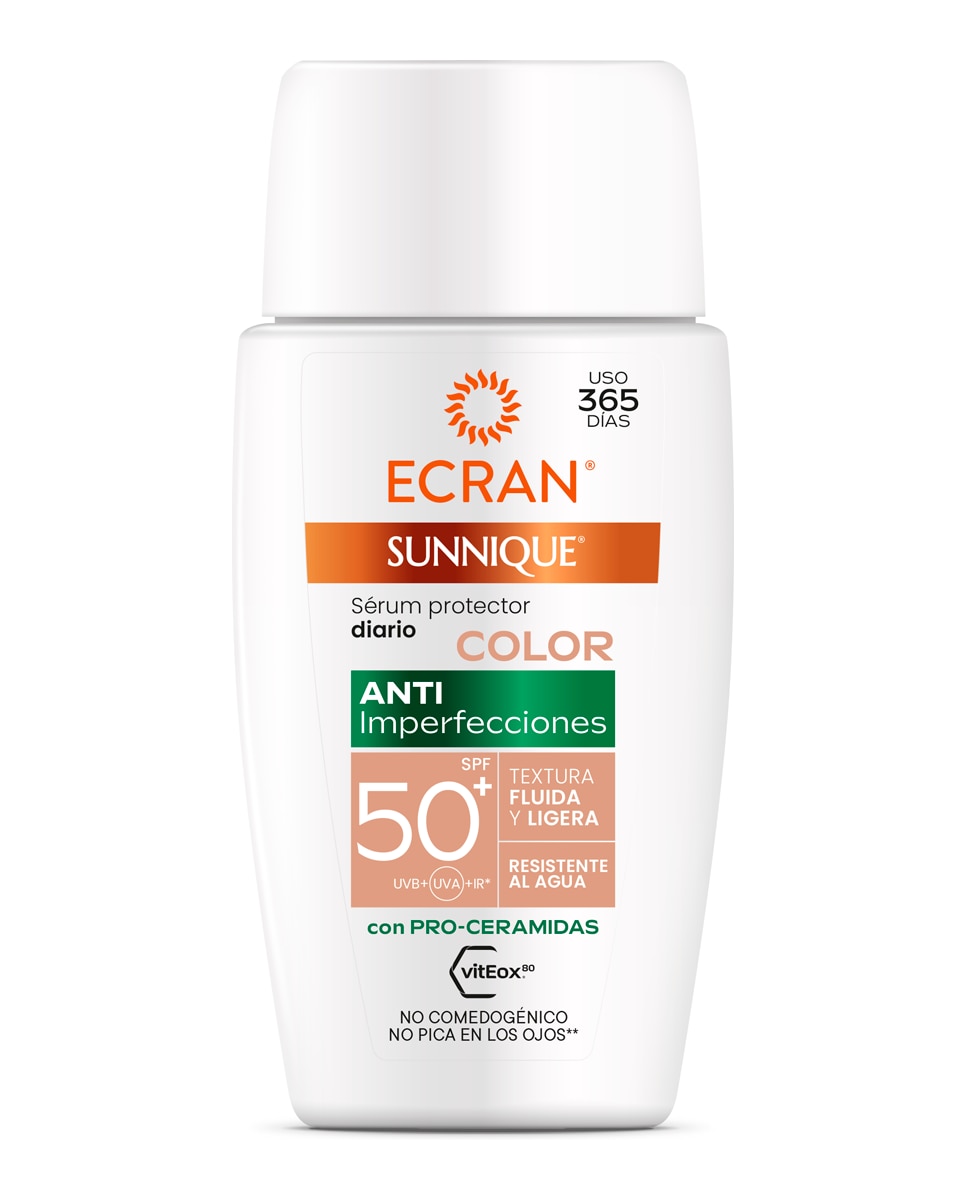 Imagen 0 de Serum Protector Anti-Imperfecciones Color Fps 50+ Sunnique 40 ml Ecran