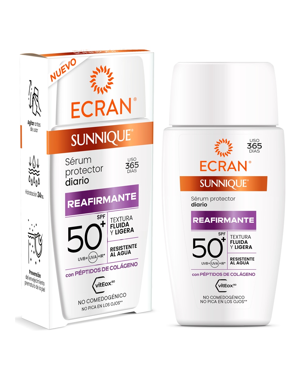 Serum Protector Reafirmante Fps 50+ Sunnique 40 ml Ecran - 40 ml 2