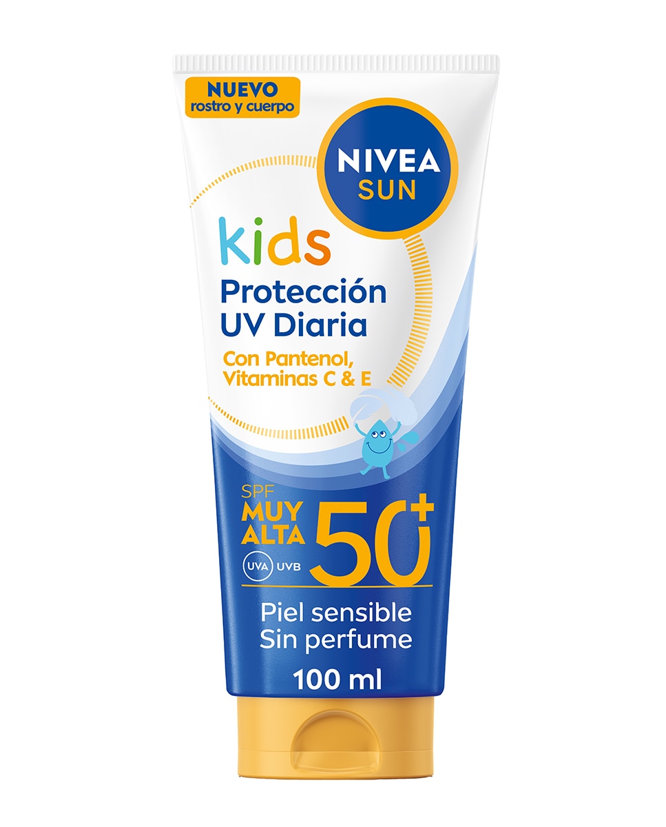 Rostro Y Cuerpo Kids Protección Uv Diaria Spf 50+  Nivea 1