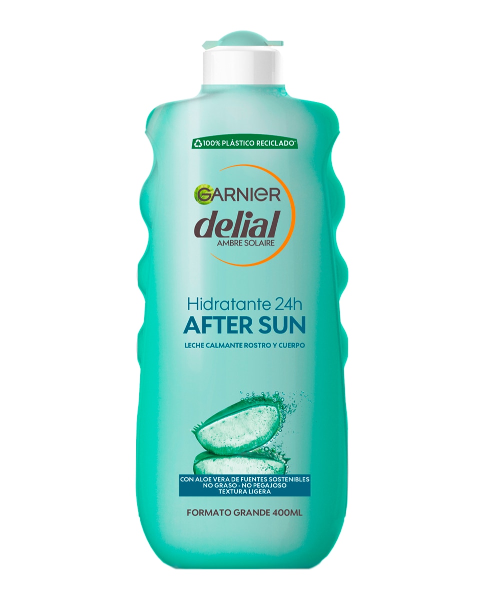 DELIAL - After Sun Leche Calmante Rostro y Cuerpo Con Aloe Vera 400 ml Delial.