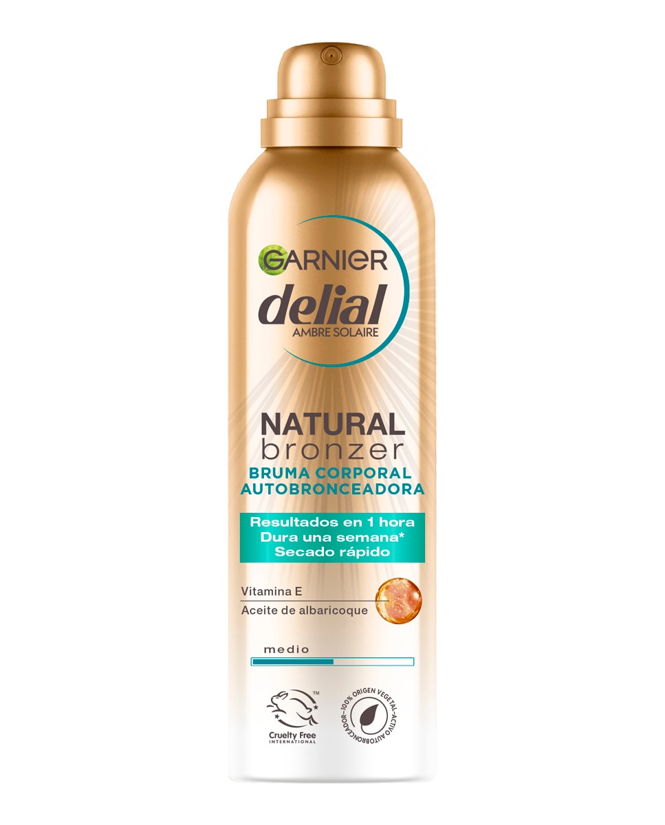 DELIAL - Bruma Autobronceadora Natural Bronzer con Aceite de Albaricoque 150 ml Delial.