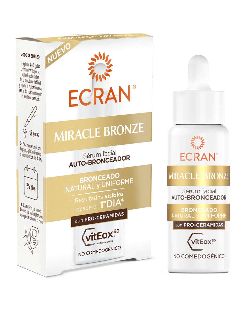 Autobronceador Facial Miracle Bronze 30 ml Ecran - 30 ml 2