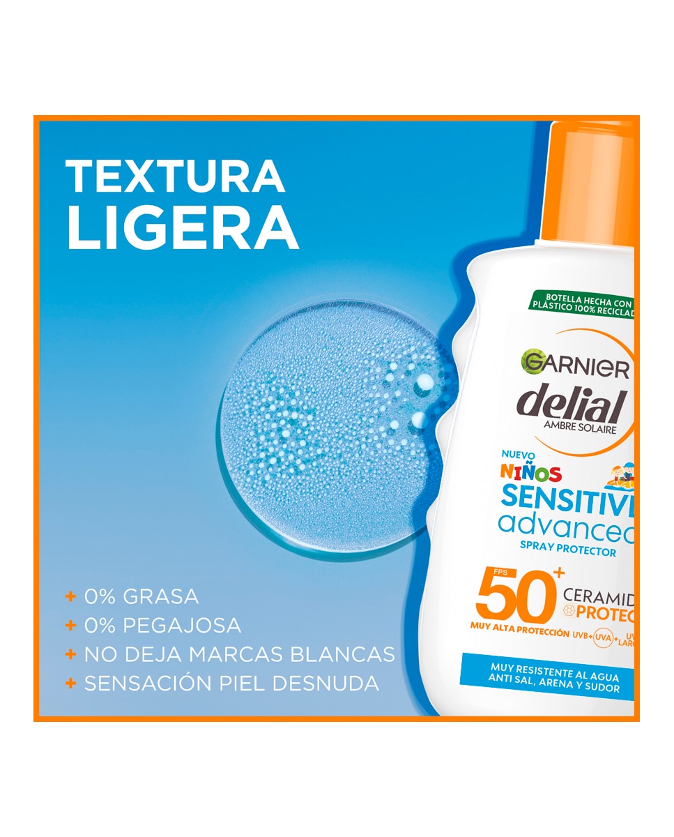 Spray Protector Solar para Niños Sensitive Advanced 150 ml Delial - 150 ml 3