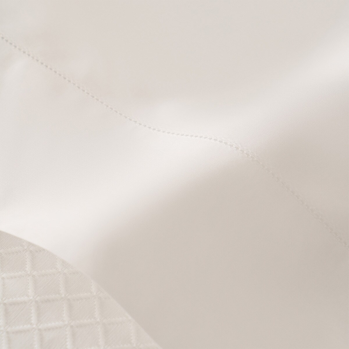 Sábana encimera algodón egipcio 200 hilos Tacto Bassols - Blanco Cama 90 cm Blanco-2