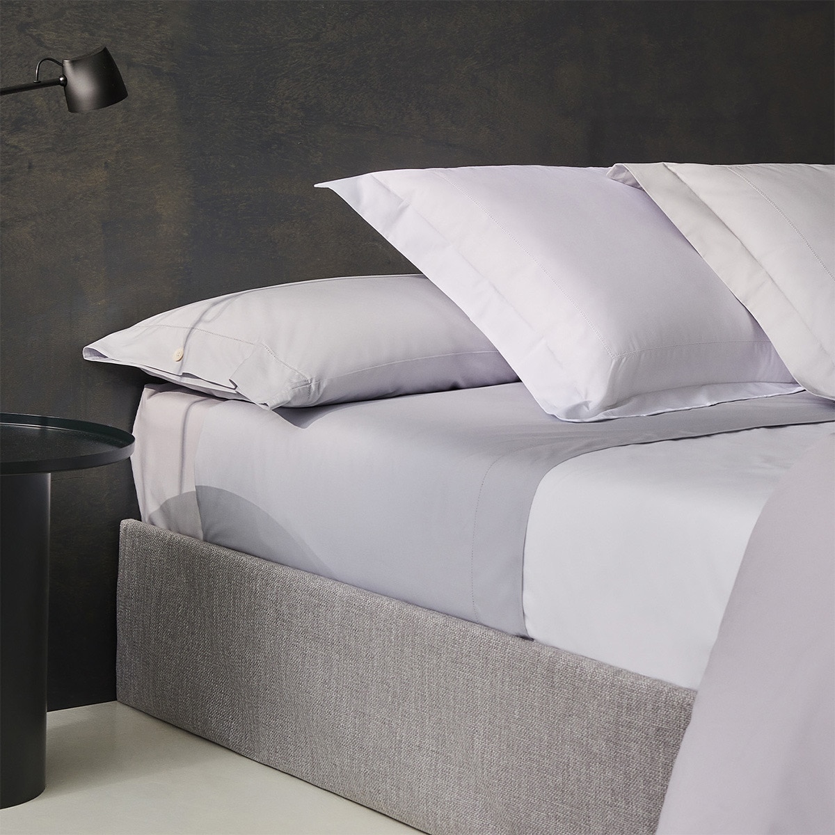 Sábana encimera algodón egipcio 200 hilos Tacto Bassols - Gris Cama 200 cm Gris-1