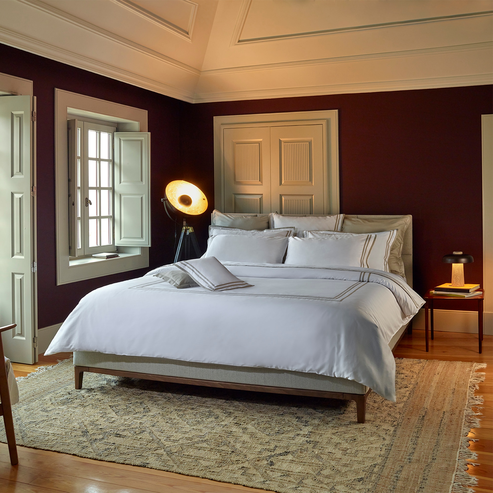 Imagem 0 de Conjunto de Capa de Edredão em Cetim de Algodão Egípcio 400 Fios Sonata