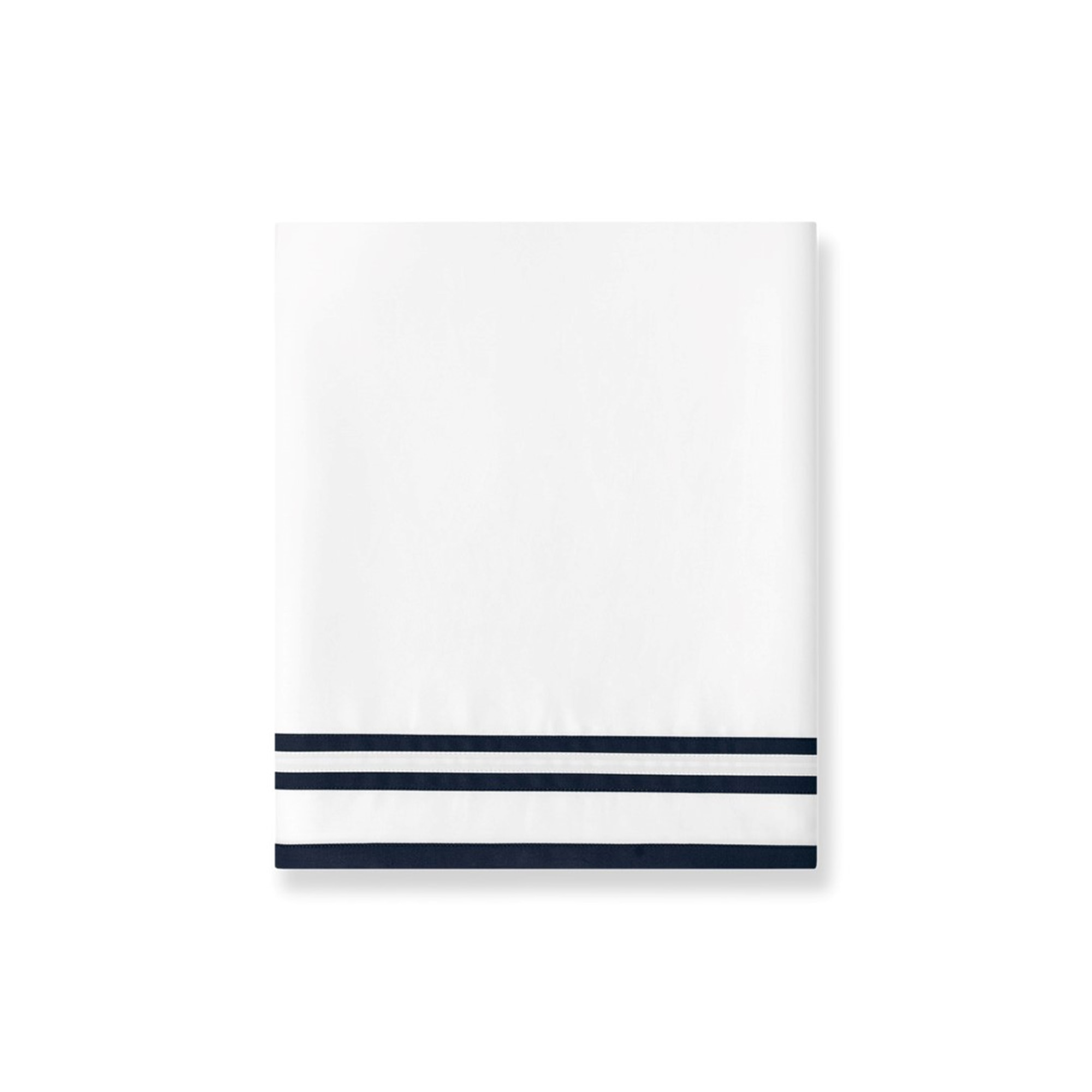 Conjunto de Lençóis de Cetim de Algodão Egípcio 400 Fios Sonata Azul-marinho-2