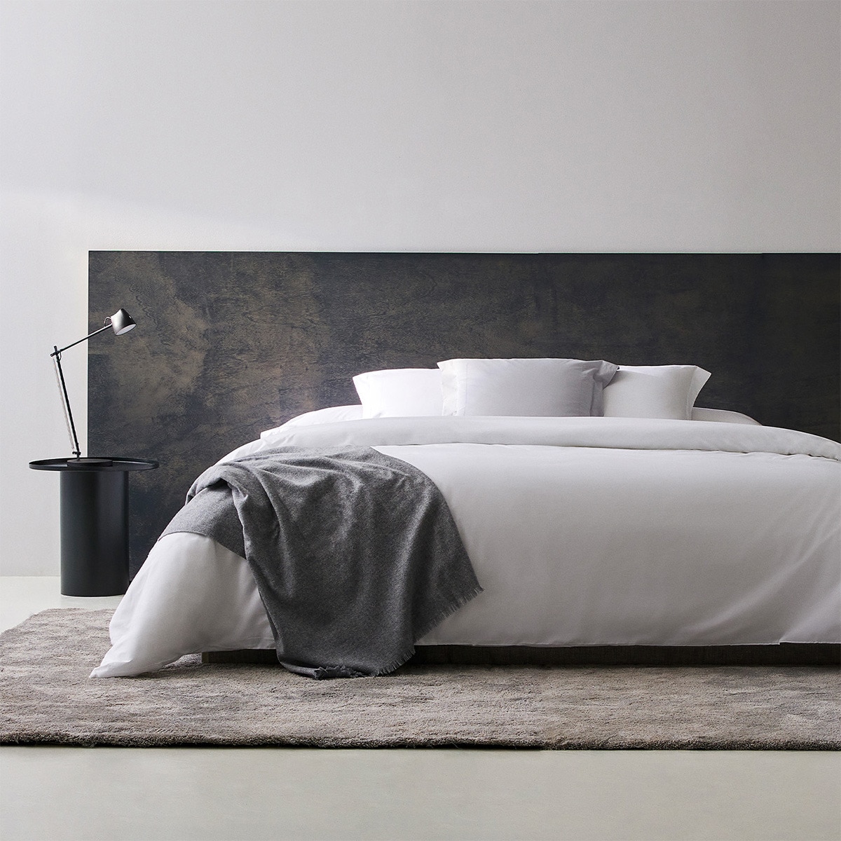 Funda nórdica algodón egipcio 200 hilos Tacto Bassols - Blanco Cama 90 cm Blanco-1