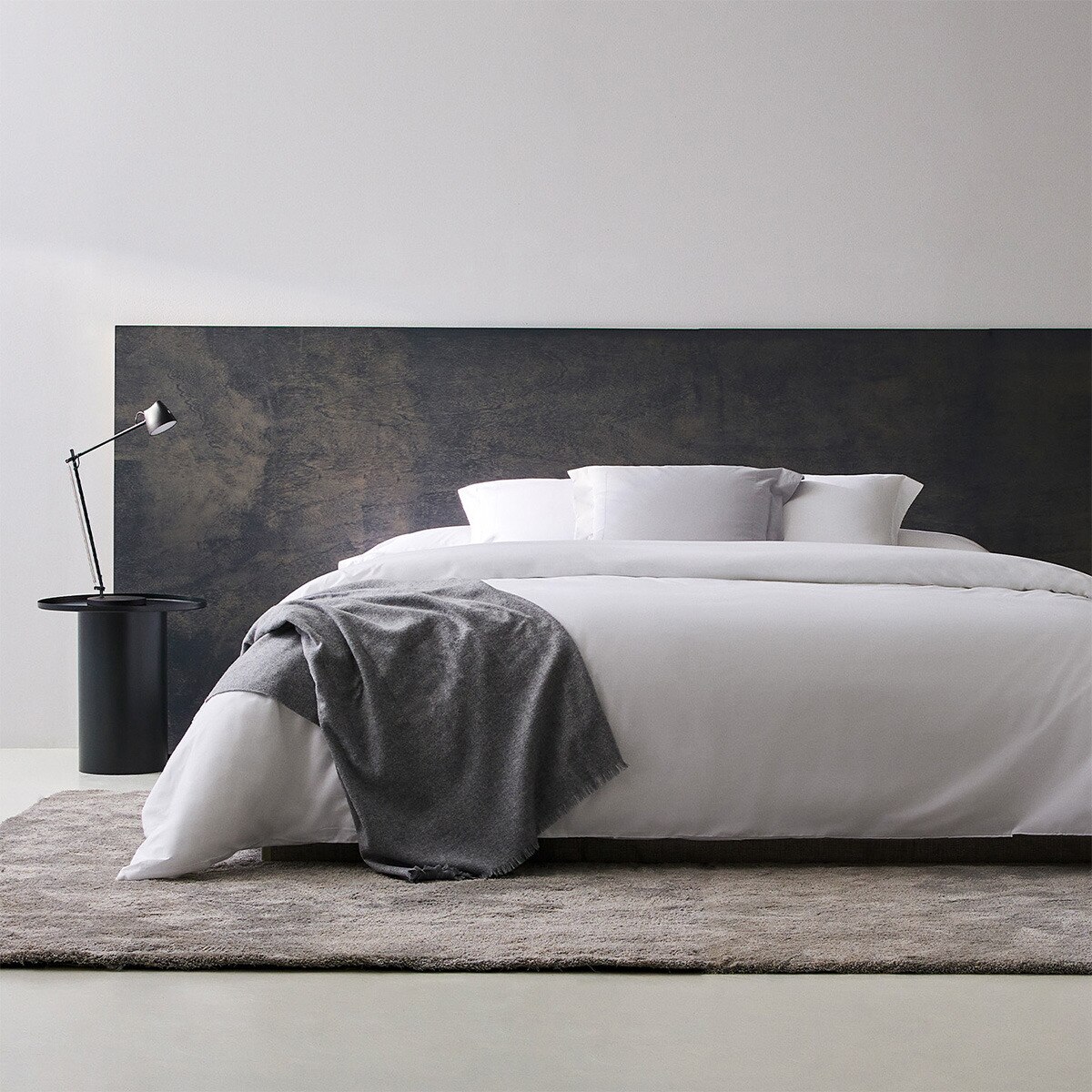 Funda nórdica algodón egipcio 200 hilos Tacto Bassols - Blanco Cama 135 cm Blanco-1