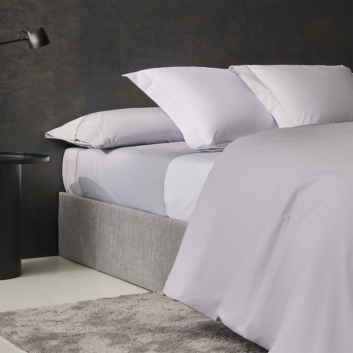 Funda nórdica algodón egipcio 200 hilos Tacto Bassols - Gris Cama 135 cm Gris-2