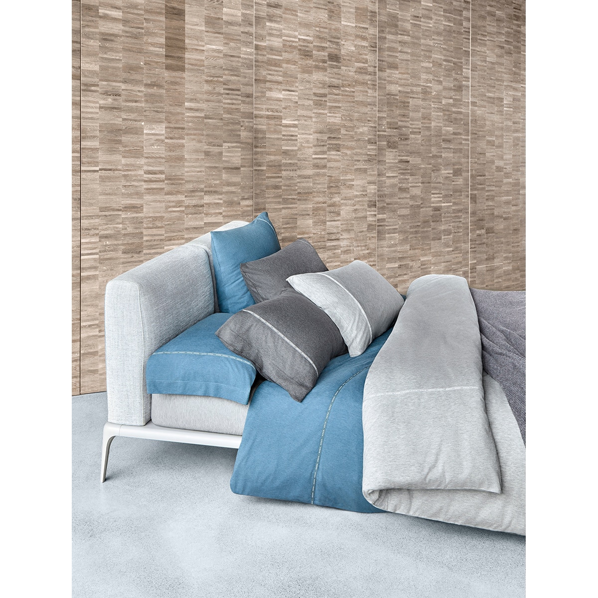 Capa de almofada Boss Sense Hugo Boss Cinzento-4