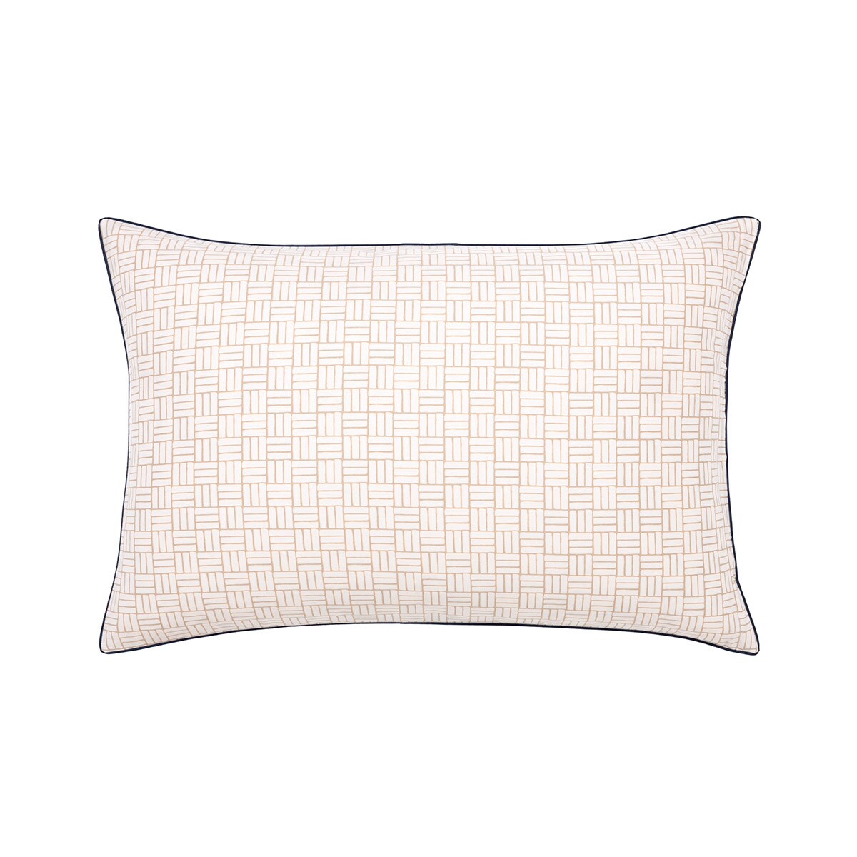 Funda de almohada algodón satén Dédale Hugo Boss Beige-2