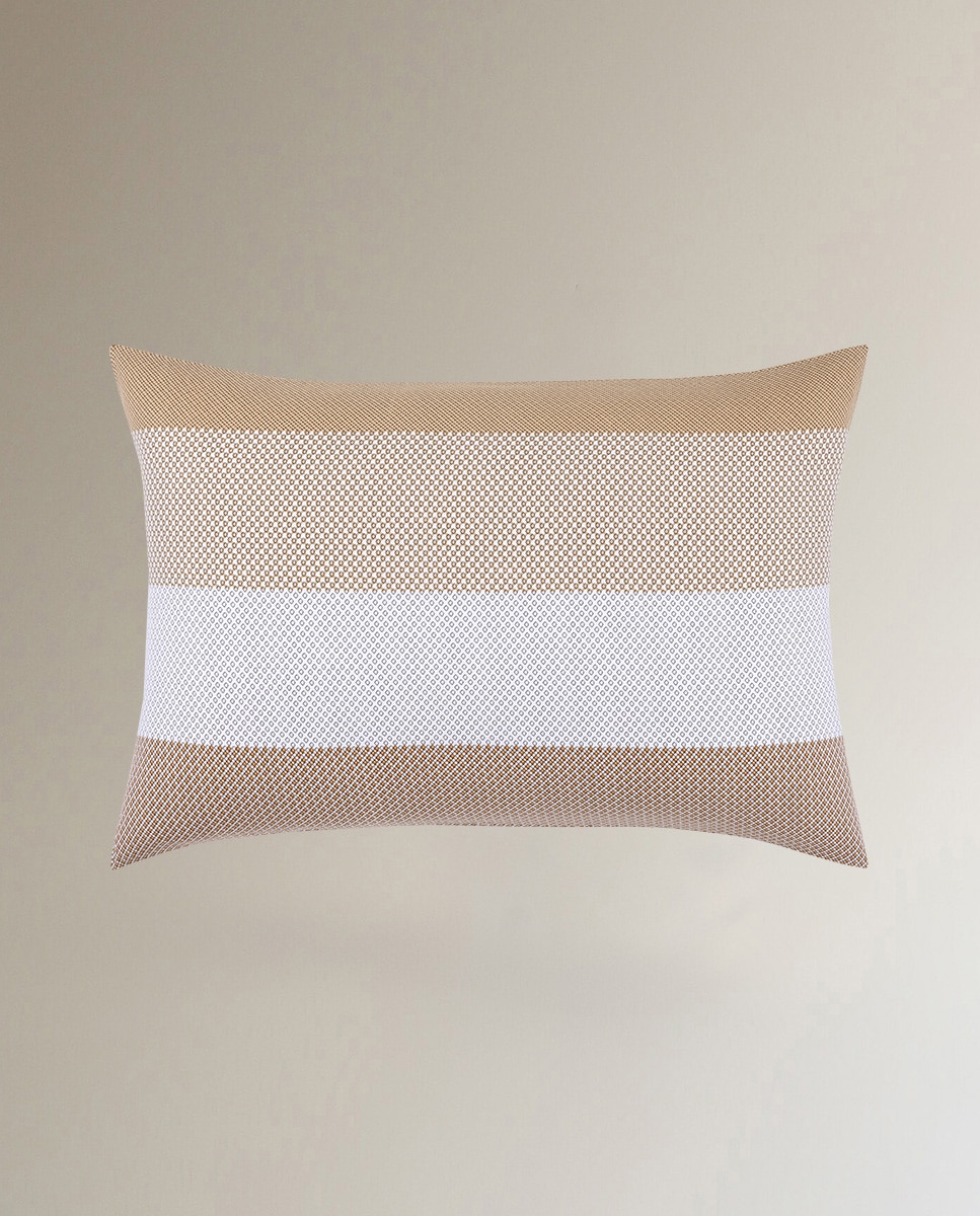 Imagen 0 de Funda de almohada algodón satén Logan Hugo Boss Marrón