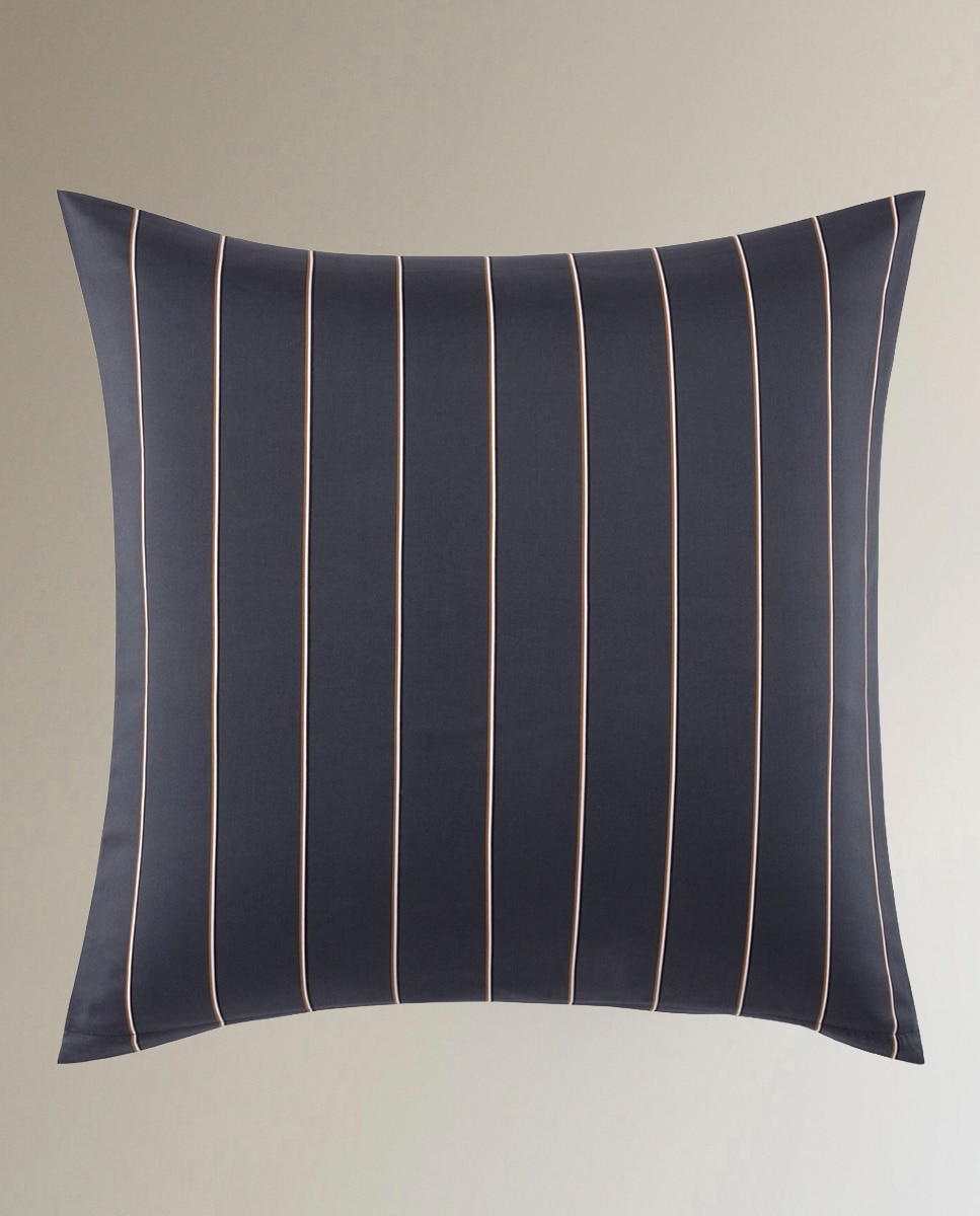 Imagen 1 de Funda de cuadrante algodón satén B Ray Hugo Boss - Gris oscuro 65 x 65 cm Gris oscuro
