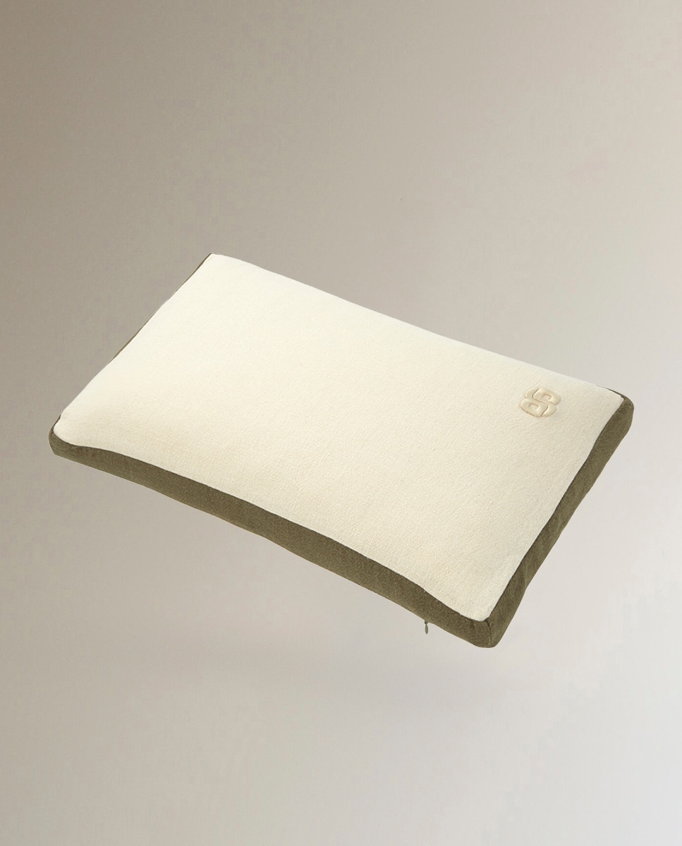 Capa de Almofada Clayton Branco-2