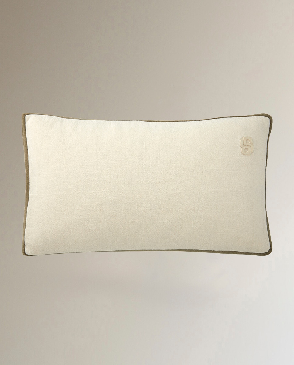Capa de Almofada Clayton Branco-3