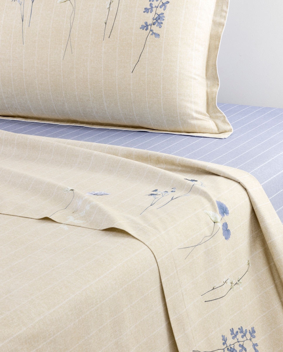 Imagem 0 de Lençol de Cima de Algodão Acetinado Azure Mist