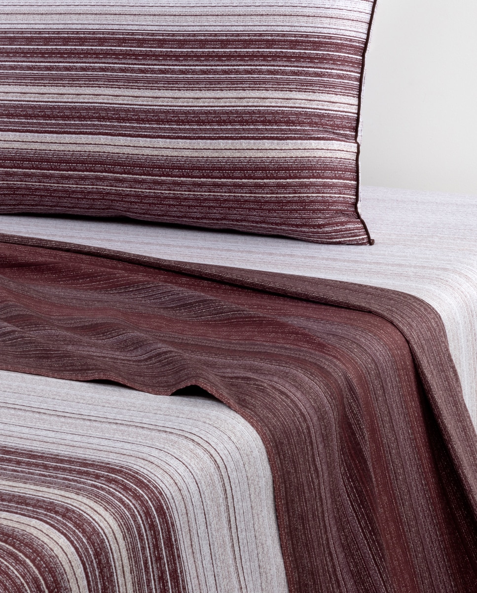 Imagem 0 de Lençol de Cima de Algodão Acetinado Terra Roxa