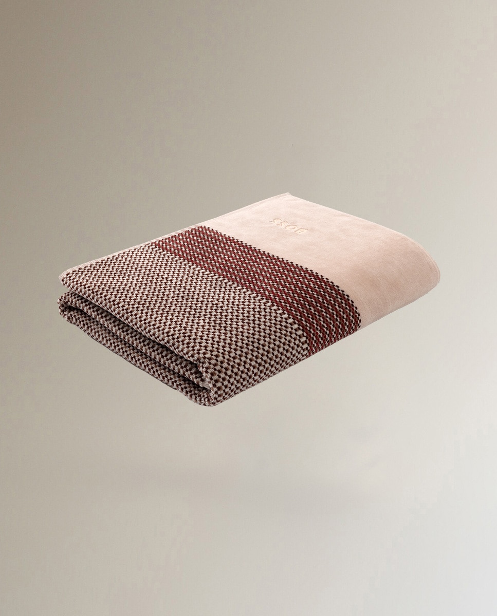Lençol de cima em cetim de algodão Vassily Hugo Boss Multicolor-3