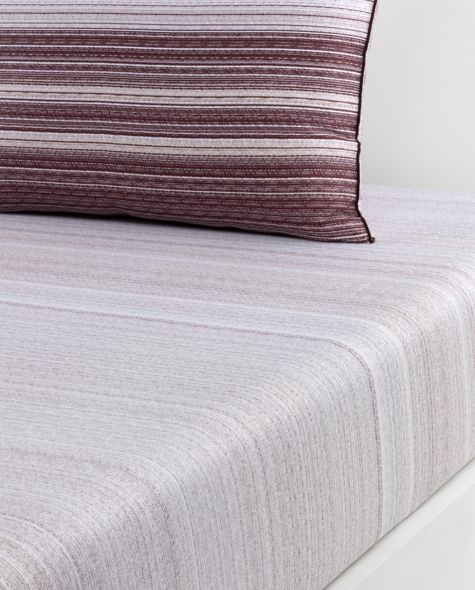 Imagem 0 de Lençol de Baixo de Algodão Acetinado Terra Roxa