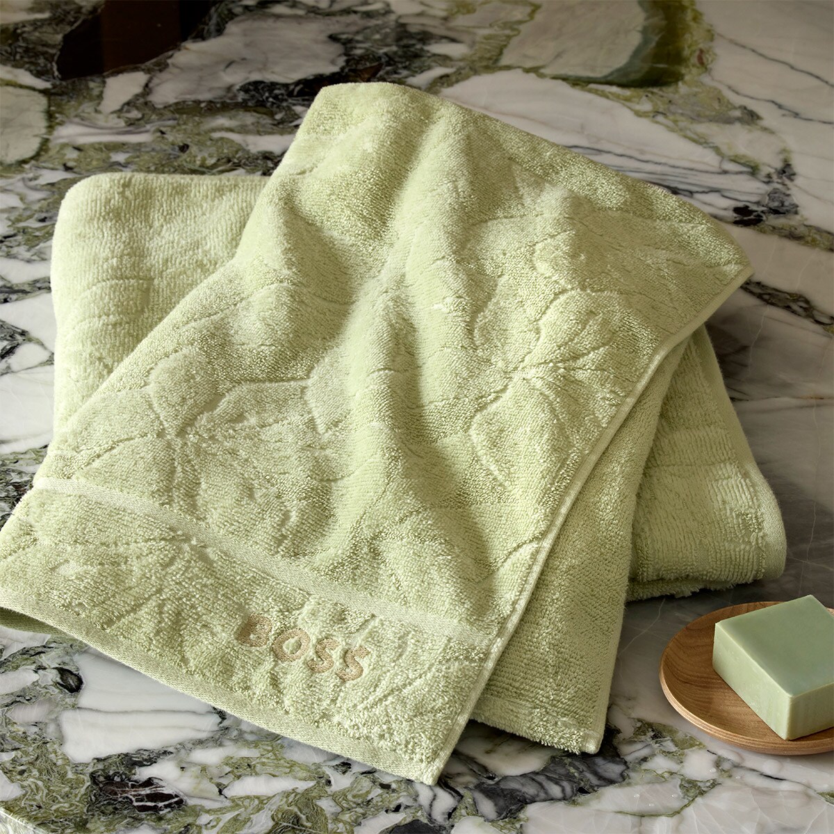Toalha de Banho de Algodão Jadeite - 450 g/m2 Verde Lima-6