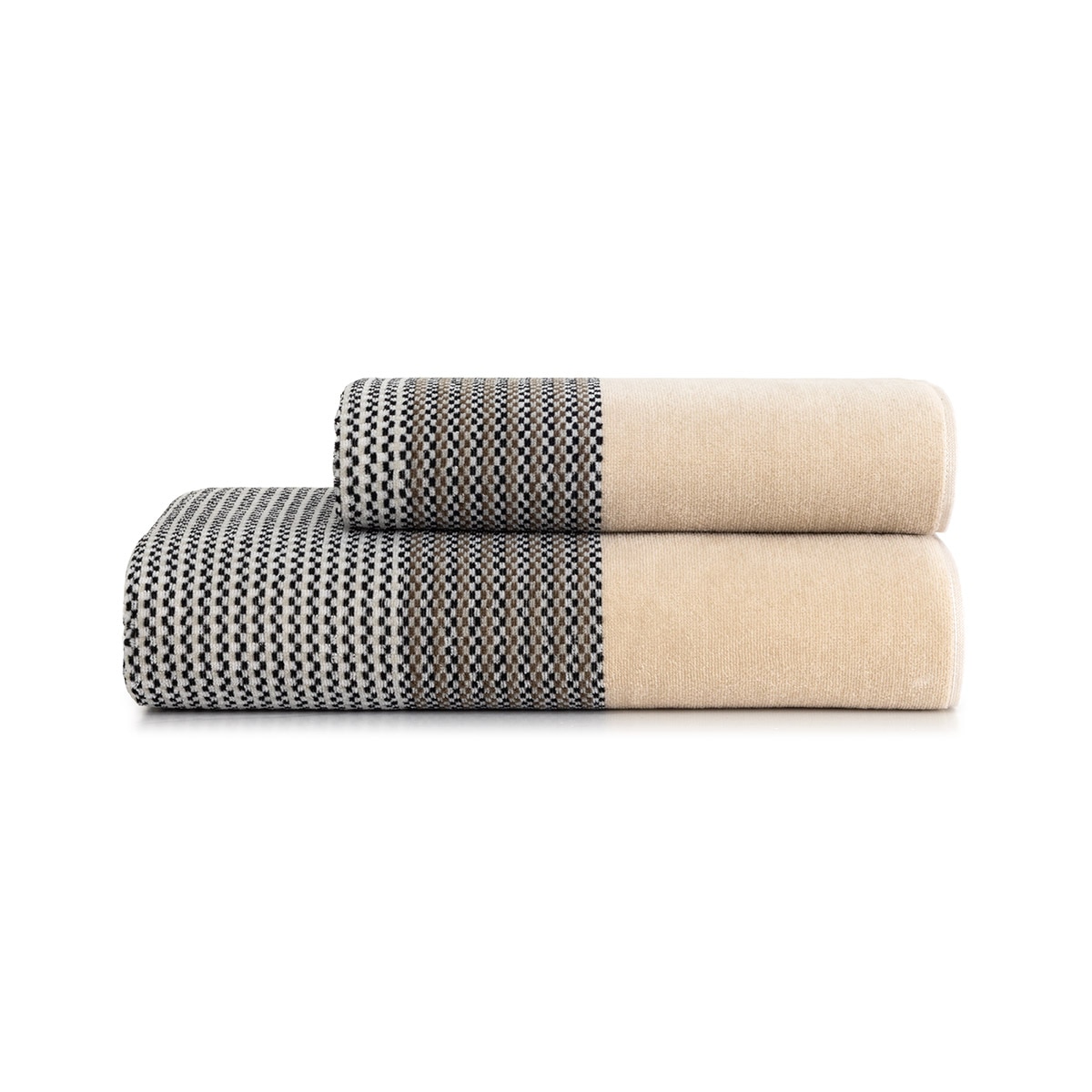 Toalha de Banho de Algodão 450 g/m2 Modernist Bege-3