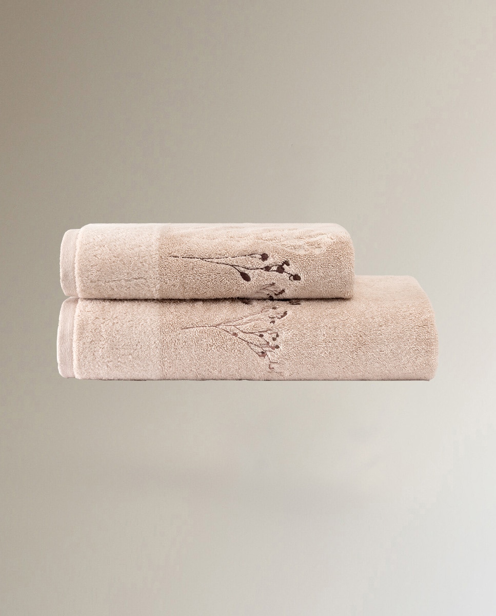 Imagen 3 de Toalla de baño algodón 600 gr/m² Wild Millet Hugo Boss - Multicolor Tocador Multicolor