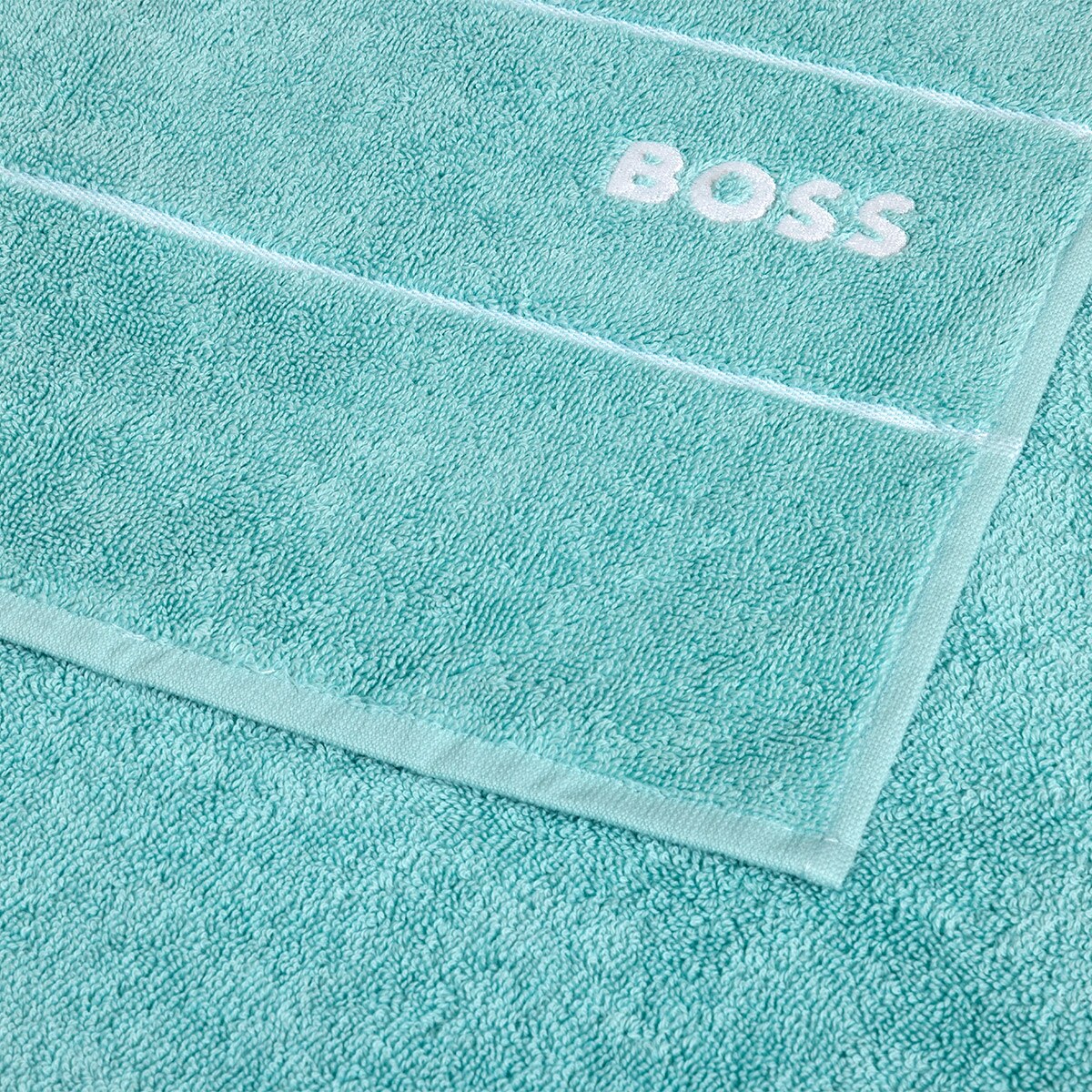 Toalha de Banho de Algodão Egípcio Plain 22 - 600 g/m2 Azul-água-3