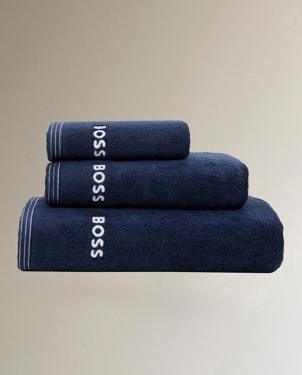 Toalla de baño algodón 600 gr/m2 Edge - Azul Tocador Azul-1