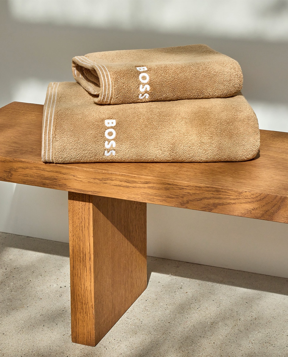 Toalla de baño algodón 600 gr/m2 Edge - Beige Tocador Beige-1