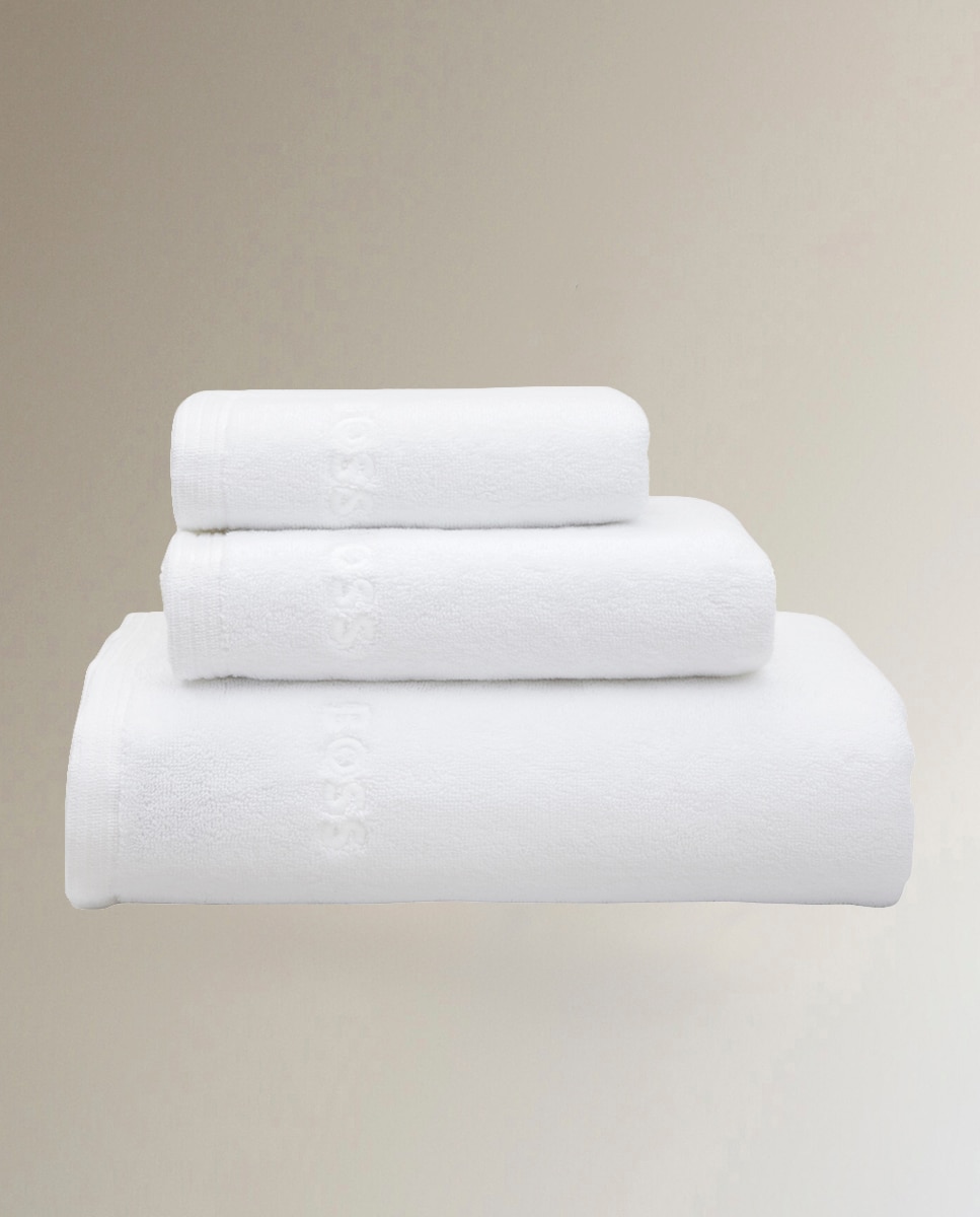 Toalha de Banho de Algodão 600 g/m2 Edge Branco-1