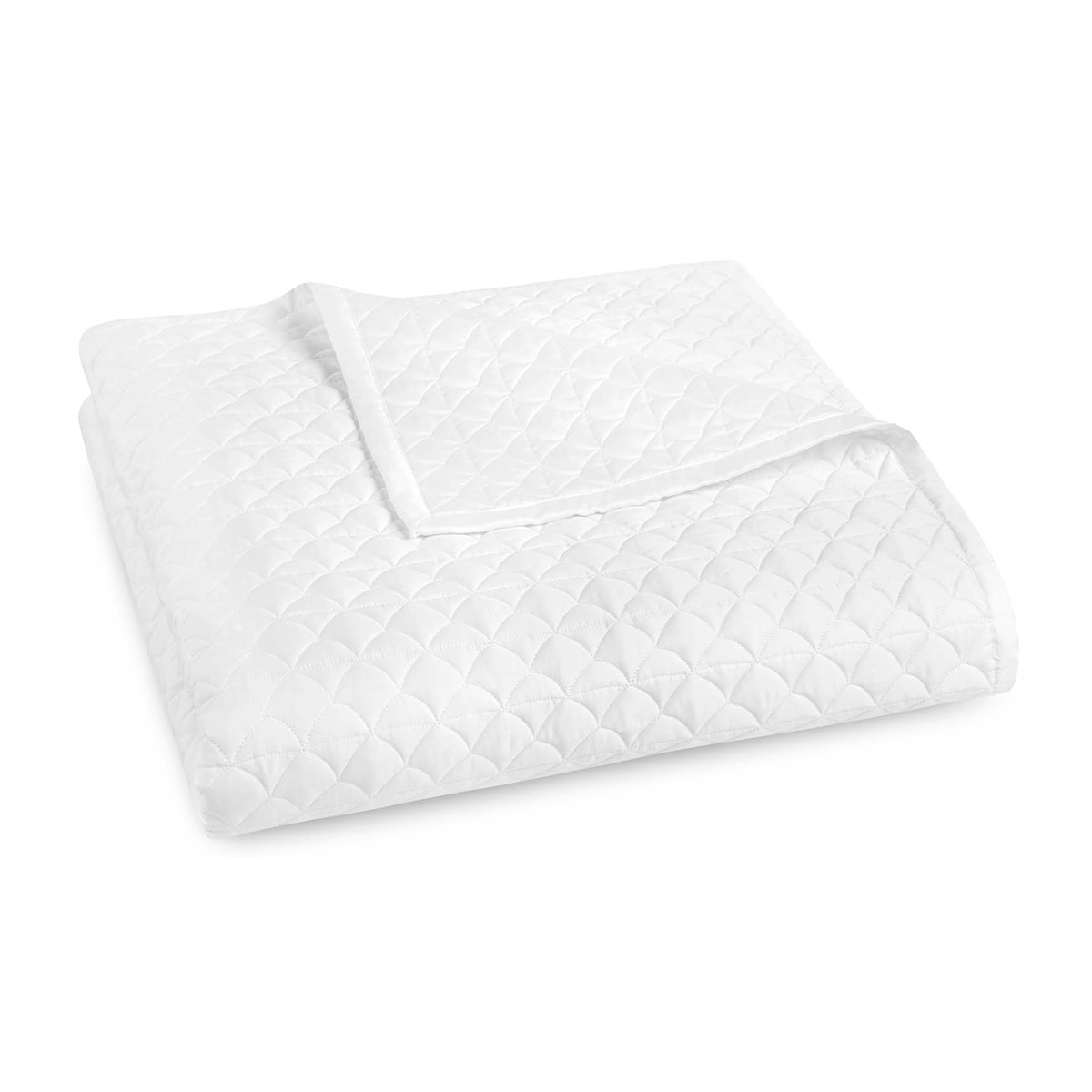 Colcha satén algodón egipcio 430 hilos Suave Amalia Home Collection - Blanco Cama 180 cm Blanco-2