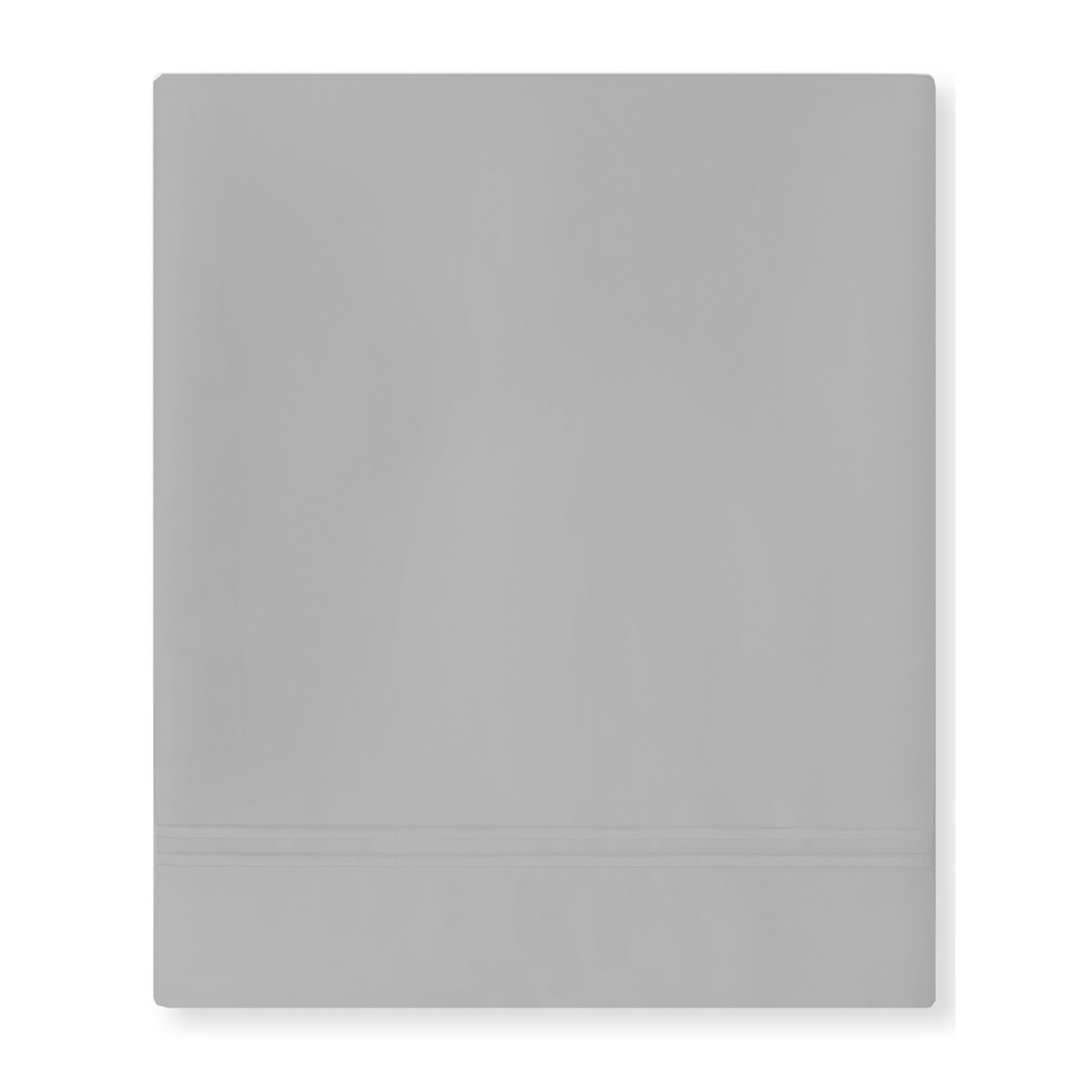 Sábana bajera algodón egipcio Satén 600 H Amalia Home Collection - Cool Grey Cama 150 cm Cool Grey-1