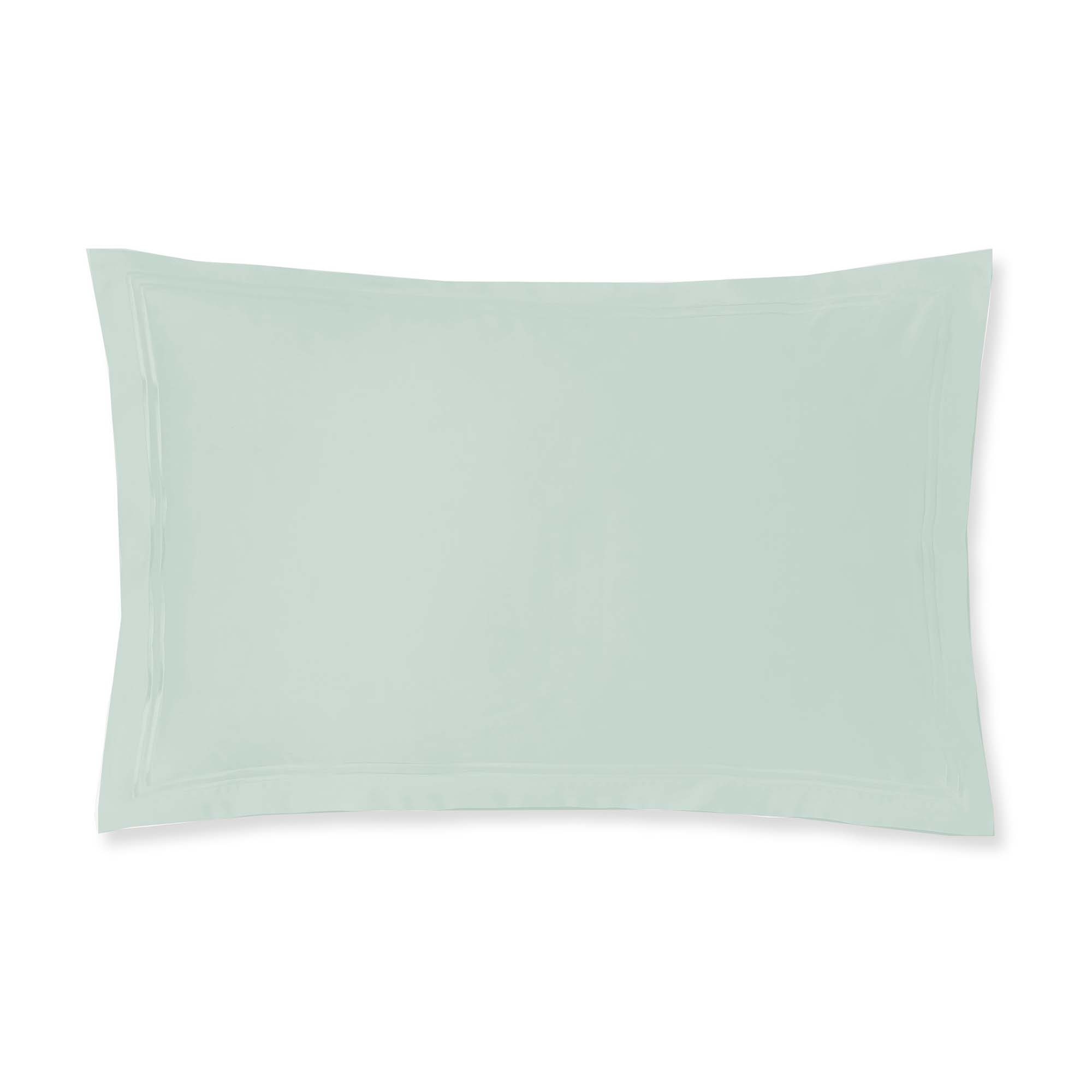 Funda de almohada algodón egipcio Satén 600 H Amalia Home Collection - Verde 50 x 100 cm Verde-1