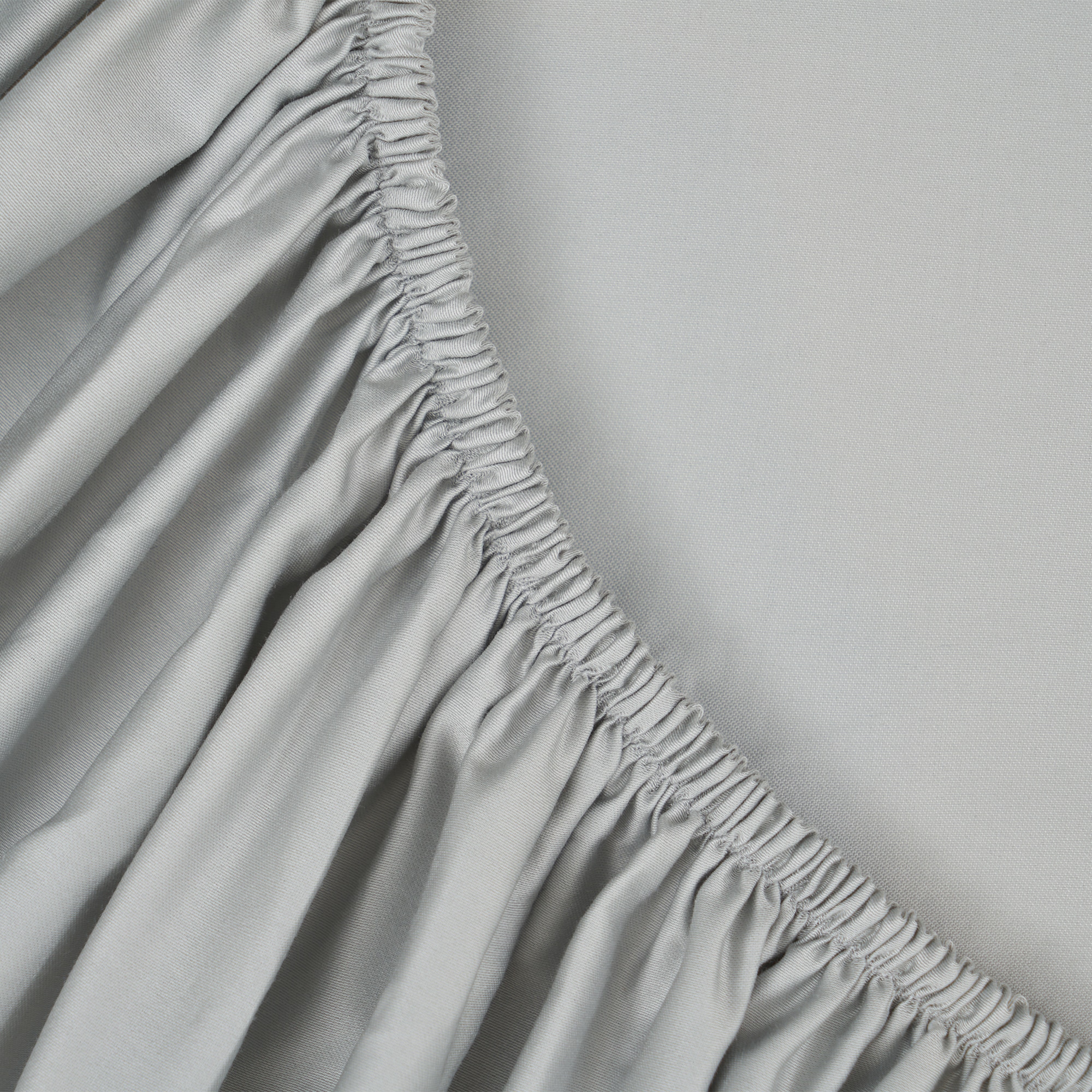Sábana bajera algodón 400 hilos Prince Bassols - Gris Cama 150 cm Gris-2