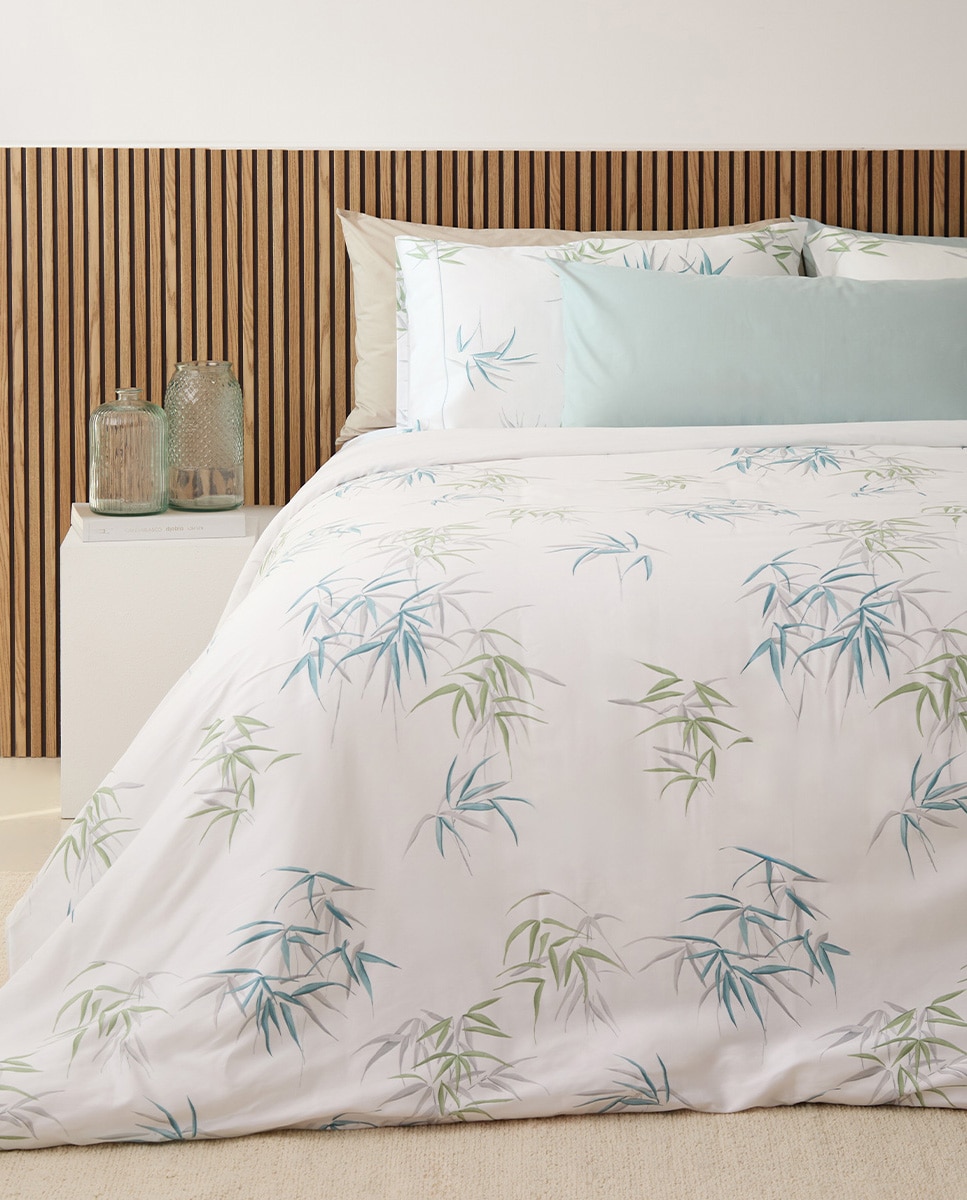 Imagem 0 de Conjunto de Capa de Edredão de Algodão Acetinado Milden