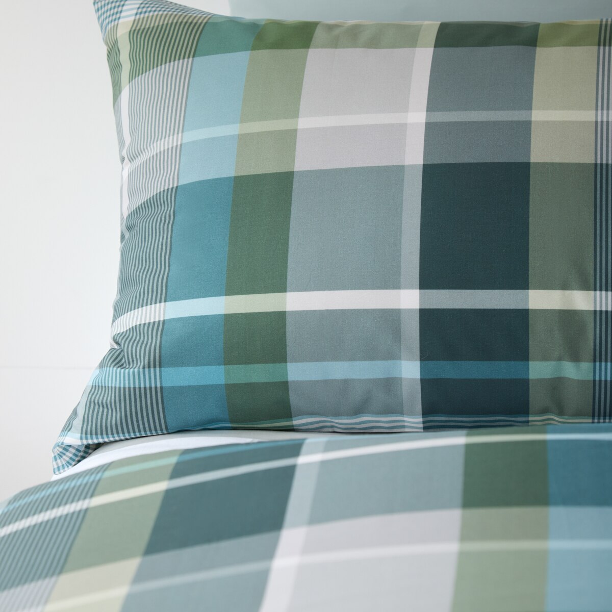 Conjunto de Capa de Edredão de Algodão Spencer Água-4