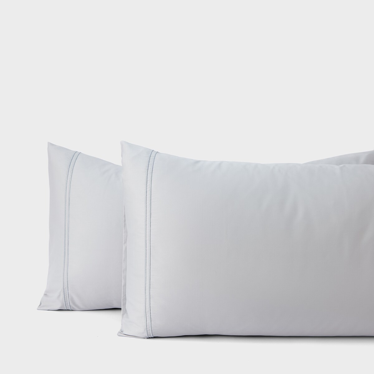 Conjunto de Capa de Edredão Prince em Algodão - 400 Fios Cinzento-4