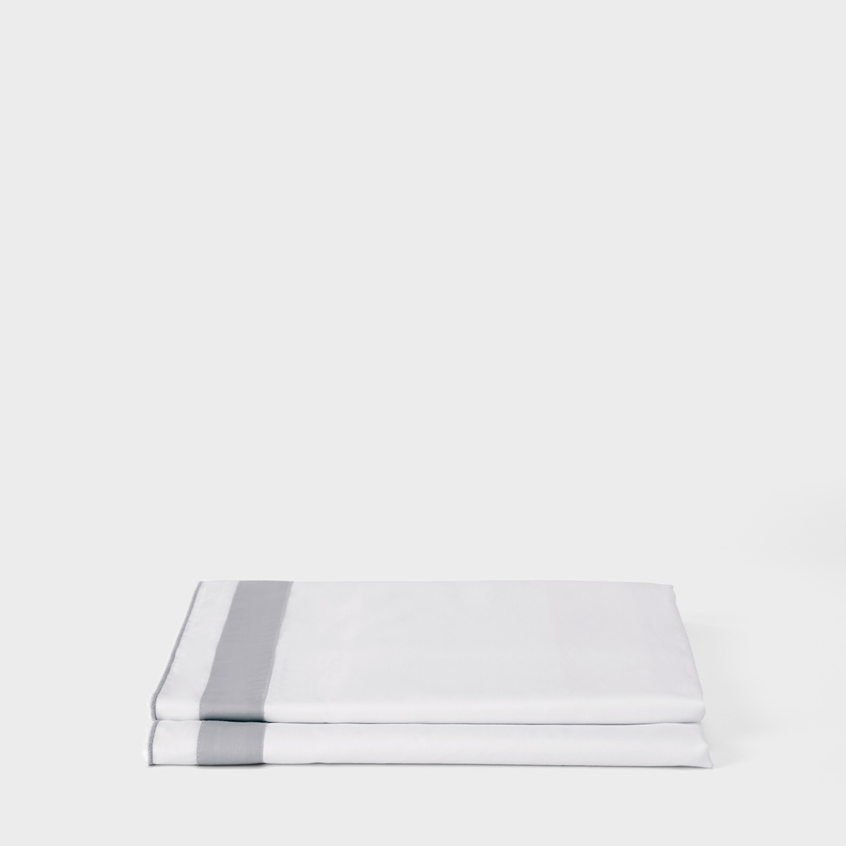 Conjunto de Capa de Edredão de Cetim e Algodão Tiffany Cinzento-2