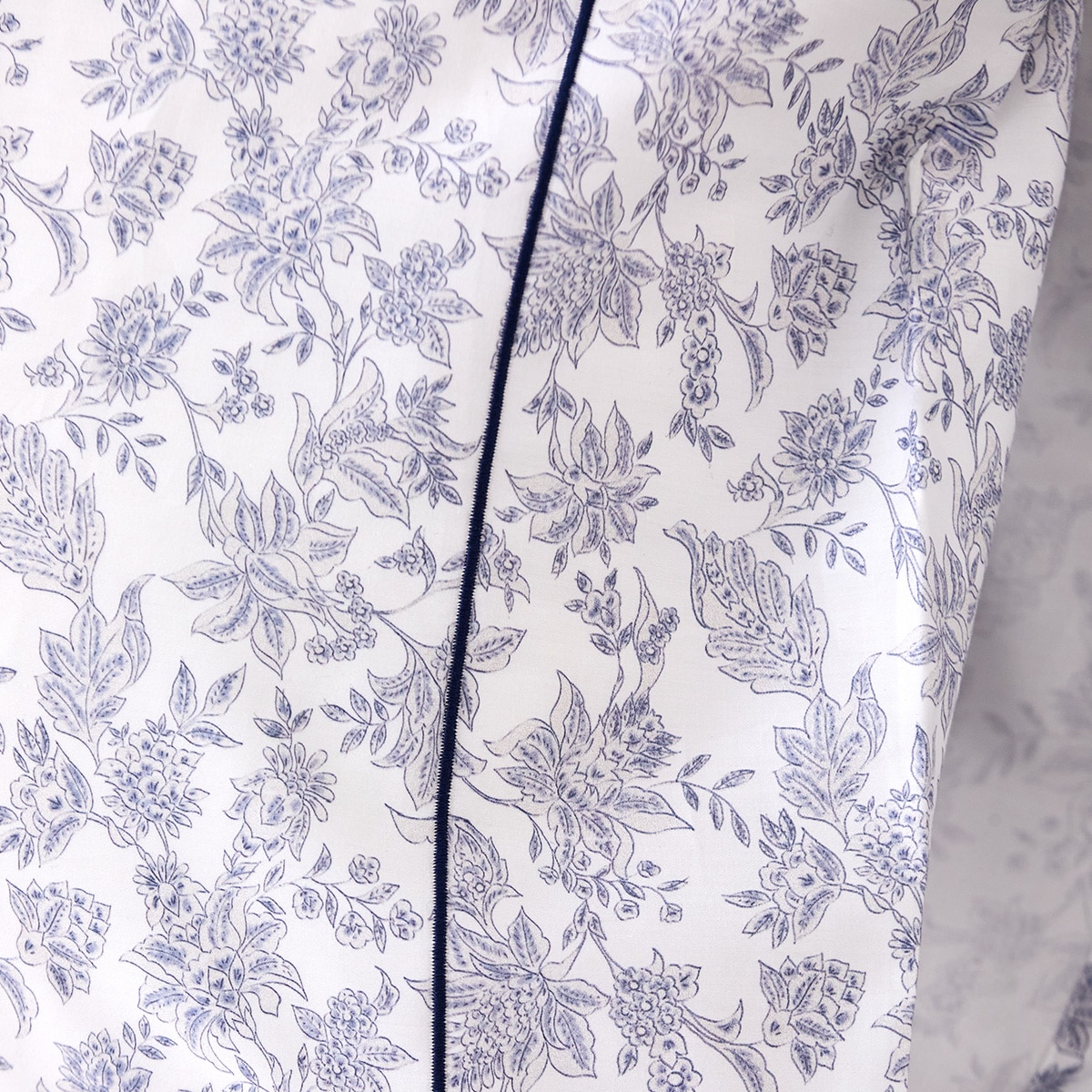 Conjunto de Lençóis de Cetim de Algodão Caseo Azul-4